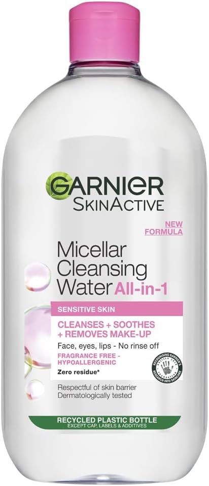 Garnier Micellar Cleansing Water – 700ml, Vegan & Gentle